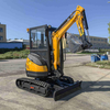 DW-30B 2.5ton Sıfır Kuyruk Güçlü Kauçuk Track Mini Excavator Tarım Arazileri
