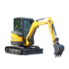 DW-26S 2700 kg Zero-Tail Swing med hjälprörskompakt grävmaskin
