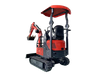 DW-15E 1500 kg Electric Li Battery Bucket Crawler Mindest Micro Mini Digger Excavator med hurtig kobling