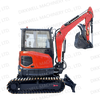DW-40 Crawler Mini Excavator 4 Ton Hot Sale CE Pilot System Farm Garden Construction Machine