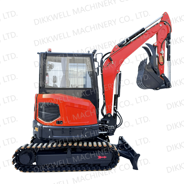 DW-40 Crawler Mini Excavator 4 Ton Hot Sale CE Pilot System Farm Garden Construction Machine