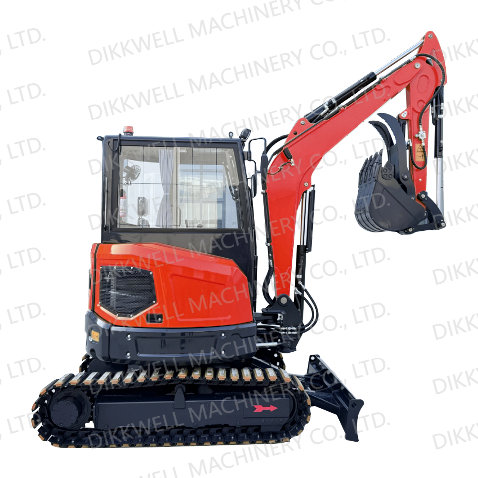 DW-40 Crawler Mini Excavator 4 Ton Hot Sale CE Pilot System Farm Garden Construction Machine