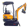 DW-17A 1.4ton Swing Boom Popüler Mini Excavator