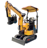 DW-15B 1.3ton Mød EPA Pilot Joystick Husholdningskompakt gravemaskine