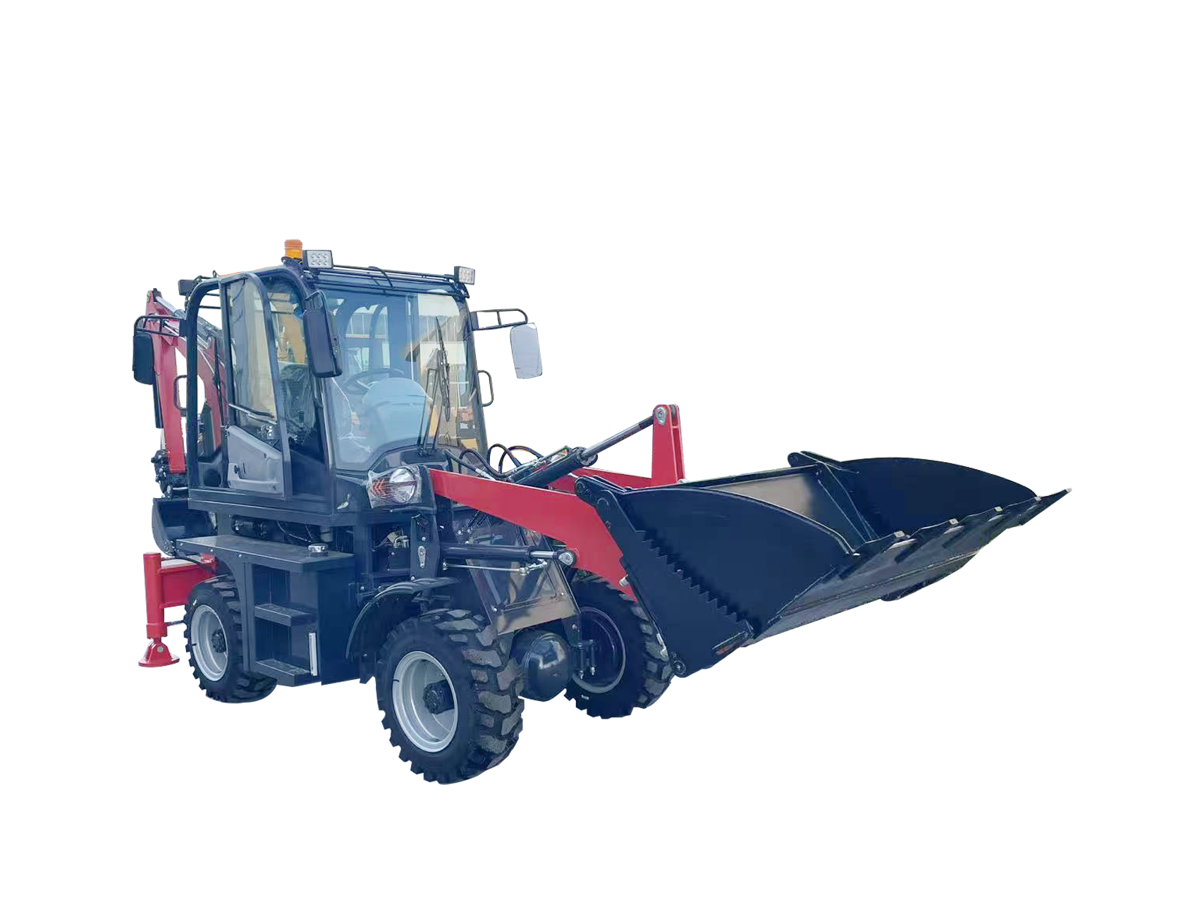 RDT-300L Joystick Exkavatör Backhoe Loader