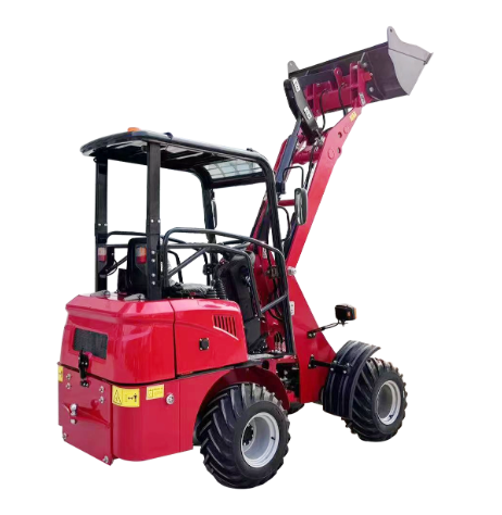 650kg Electric Wheel Loader Articulated Indoor Operations