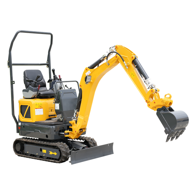 DW-12S 1200kgs Kentsel ortamlar için TUV Sertifikası Kompakt Ekskavatör ile Yüksek Kalite