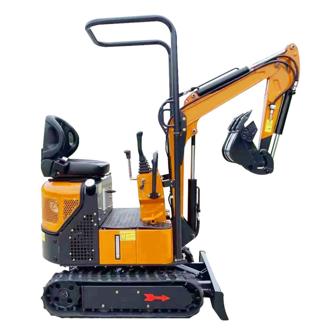 CE ile dw-10b 850kg kapalı kırmızı küçük ekskavatör