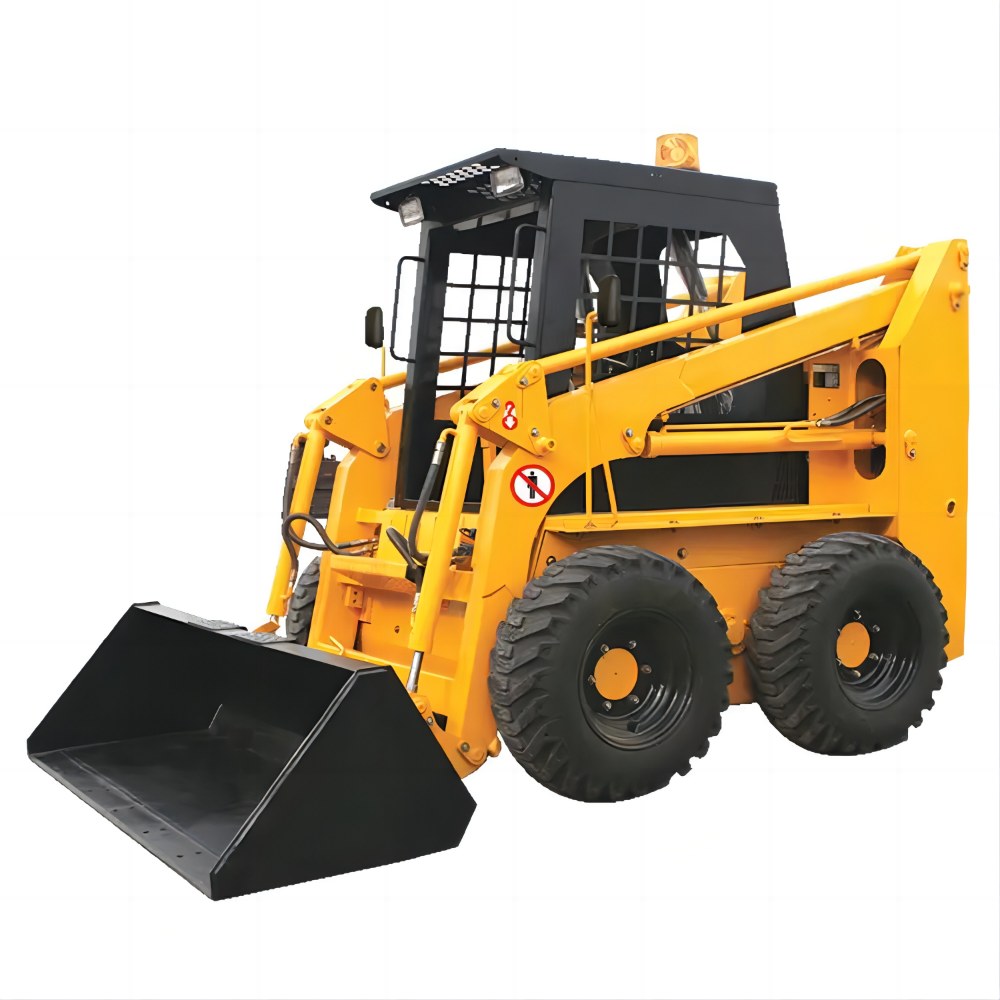 HJ45 2700kg 37kW Tekerlek Skid Steer Loader iç iş için