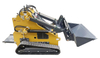 HJ380 380kg Mini Tekerlek Skid Steer Yükleyici EPA 26HP benzinli motor