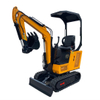 DW-10A 850kg 7kw ev için en ucuz sarı mini ekskavatör