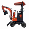 DW-120 1.2ton Tekerlek Pilot Joystick Hidrolik Mikro Ekskavatör Ev için