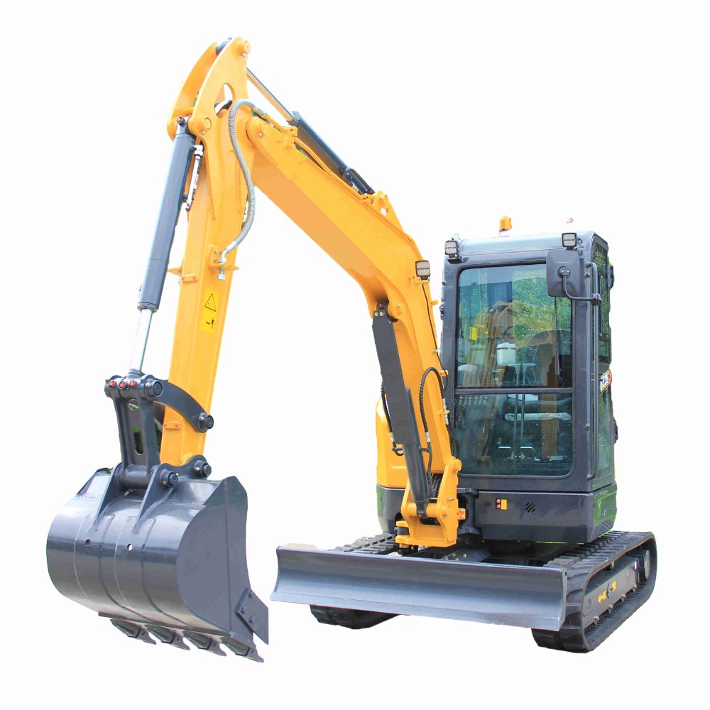 DW-36S 3800 kg Boom Swing foldbar blad mini gravemaskine til vej