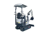 DW-15E 1500 kg Electric Li Battery Bucket Crawler Mindest Micro Mini Digger Excavator med hurtig kobling