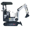 DW-15E 1500 kg Electric Li Battery Bucket Crawler Mindest Micro Mini Digger Excavator med hurtig kobling