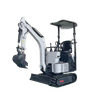 DW-13E 1300 kg Electric Li Lithium Battery Micro Mini Digger Gravemaskine med hurtig kobling