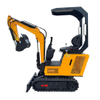DW-10A 850kg 7kw ev için en ucuz sarı mini ekskavatör