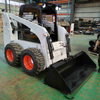 HJ60 45KW 2.8ton Tekerlek Skid Steer Yükleyicisi Nominal Yükle 850kg