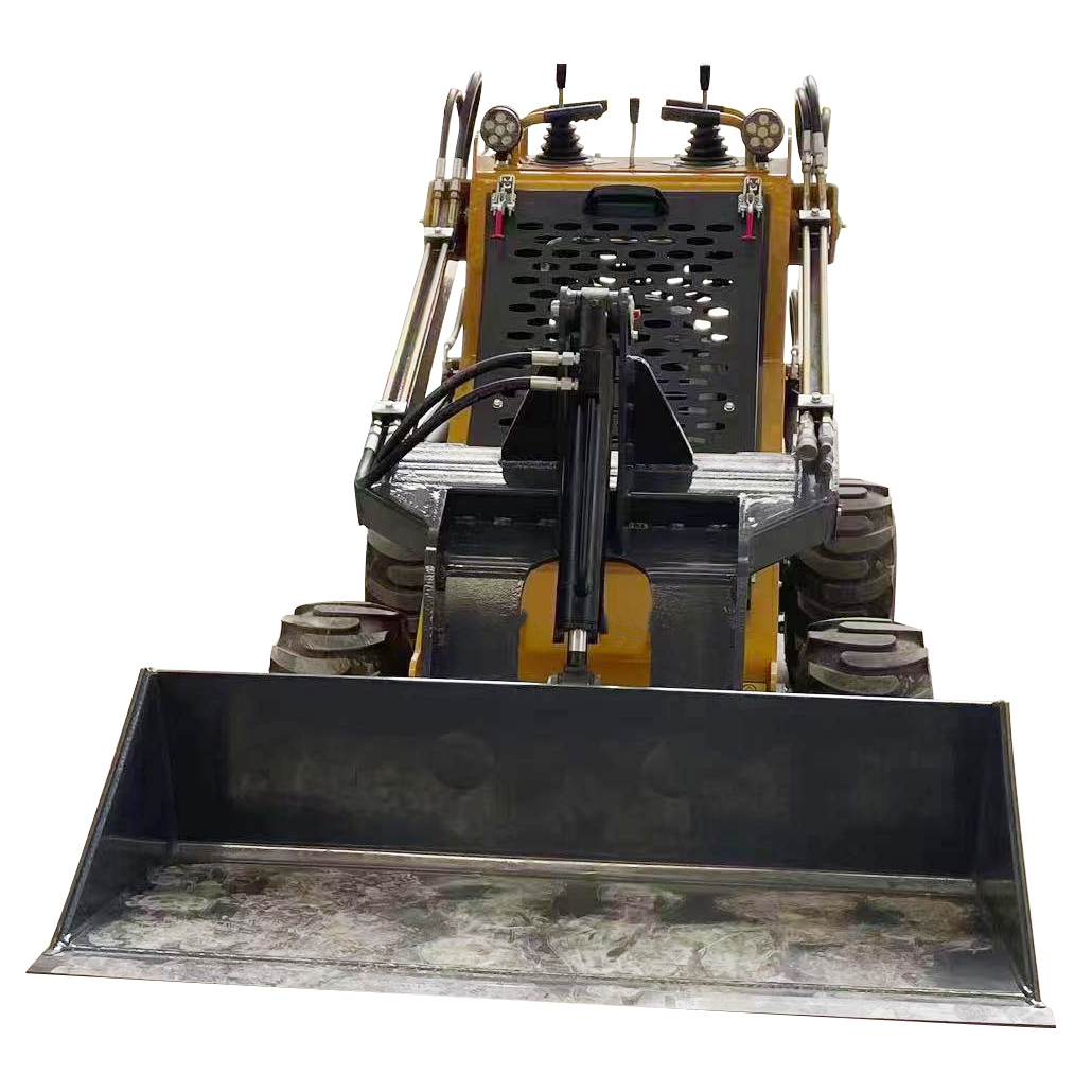 HJ380 380kg Mini Tekerlek Skid Steer Yükleyici EPA 26HP benzinli motor