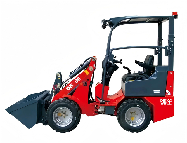 DW-201060 Mini Dizel Tekerlek Kompakt Mafsallı Yükleyici