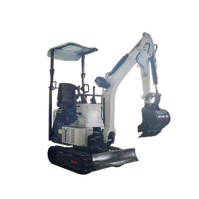 DW-13E 1300kgs Electric Li Lityum Pil Mikro Mini Digger Exkavator Hızlı Bağlayıcı ile
