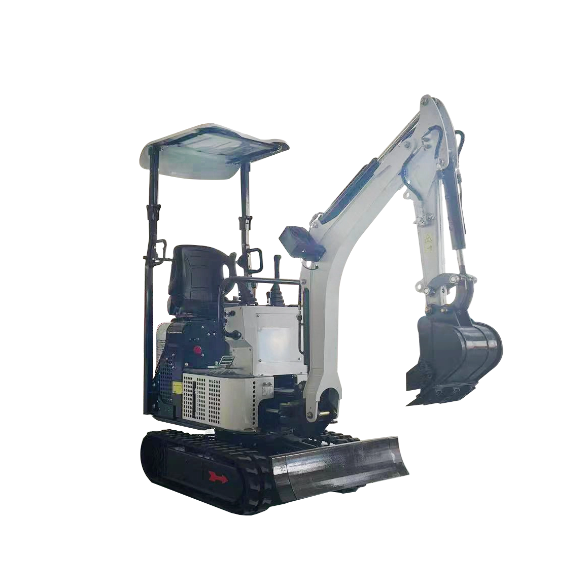 DW-13E 1300 kg Electric Li Lithium Battery Micro Mini Digger Gravemaskine med hurtig kobling