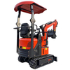 DW-15B 1.3ton Mød EPA Pilot Joystick Husholdningskompakt gravemaskine