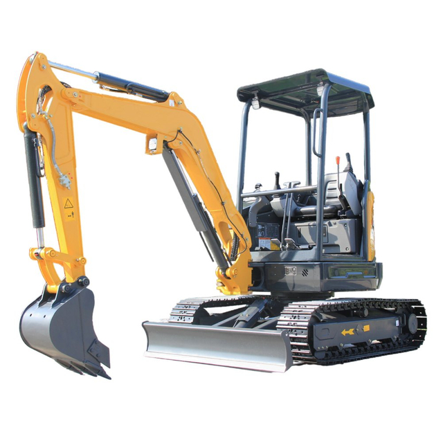 DW-26S 2700kgs Yardımcı boru ile sıfır kuyruklu salıncak kompakt ekskavatör