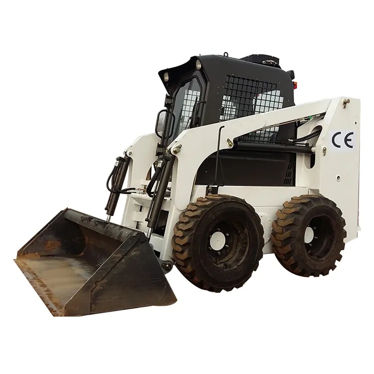 HJ65 1050kg 55kW Çiftliklerde ve Çiftliklerde Kullanılan Skid Steer Loader