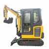 DW-20 1.8TON multifunktion med kabinen mini gravemaskine til konstruktion