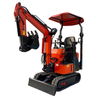 DW-15B 1.3ton Mød EPA Pilot Joystick Husholdningskompakt gravemaskine