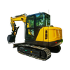 DW-60 Hot Sale 6 Ton Construction Machine Mini Small Compact Excavator Digger