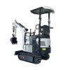 DW-13E 1300 kg Electric Li Lithium Battery Micro Mini Digger Gravemaskine med hurtig kobling