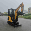 DW-20 1.8TON multifunktion med kabinen mini gravemaskine til konstruktion