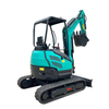 DW-30B 2.5ton Sıfır Kuyruk Güçlü Kauçuk Track Mini Excavator Tarım Arazileri