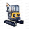 DW-40 Crawler Mini Excavator 4 Ton Hot Sale CE Pilot System Farm Garden Construction Machine
