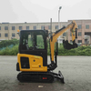 DW-20 1.8TON multifunktion med kabinen mini gravemaskine til konstruktion