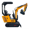 DW-10A 850kg 7kw ev için en ucuz sarı mini ekskavatör