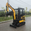 DW-20 1.8TON multifunktion med kabinen mini gravemaskine til konstruktion