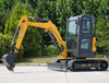DW-26S 2700 kg Zero-Tail Swing med hjälprörskompakt grävmaskin