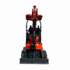 DW-120 1.2ton Tekerlek Pilot Joystick Hidrolik Mikro Ekskavatör Ev için