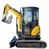 DW-30B 2.5ton Sıfır Kuyruk Güçlü Kauçuk Track Mini Excavator Tarım Arazileri