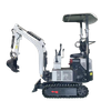 DW-13E 1300 kg Electric Li Lithium Battery Micro Mini Digger Gravemaskine med hurtig kobling