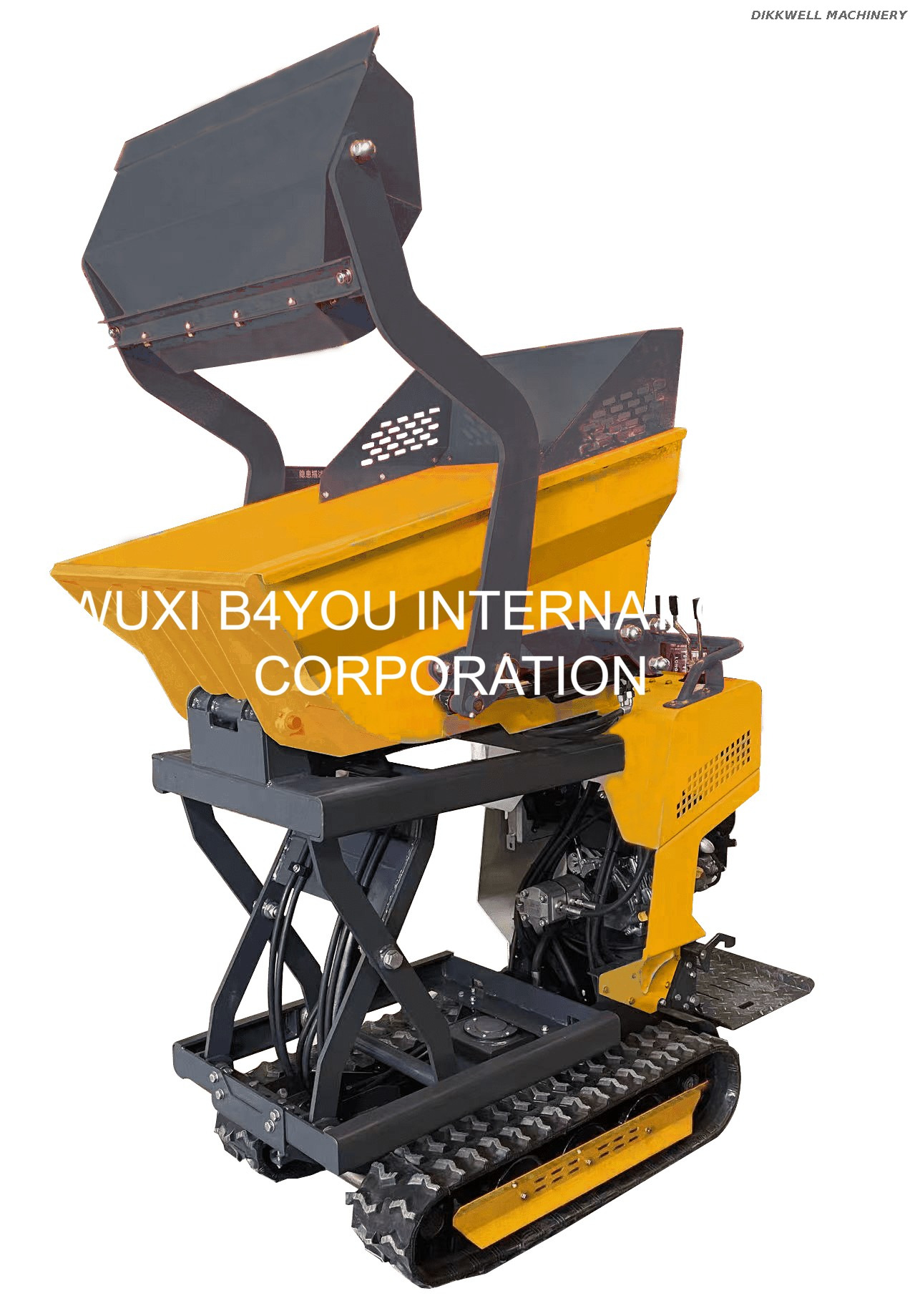 C500L Mini Lifting 500kg Easy Operating Track Crawler Dumper Truck
